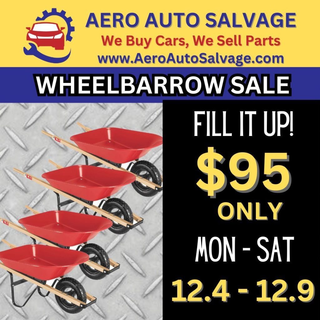 Sales Aero Auto Salvage UPullIt Auto Parts